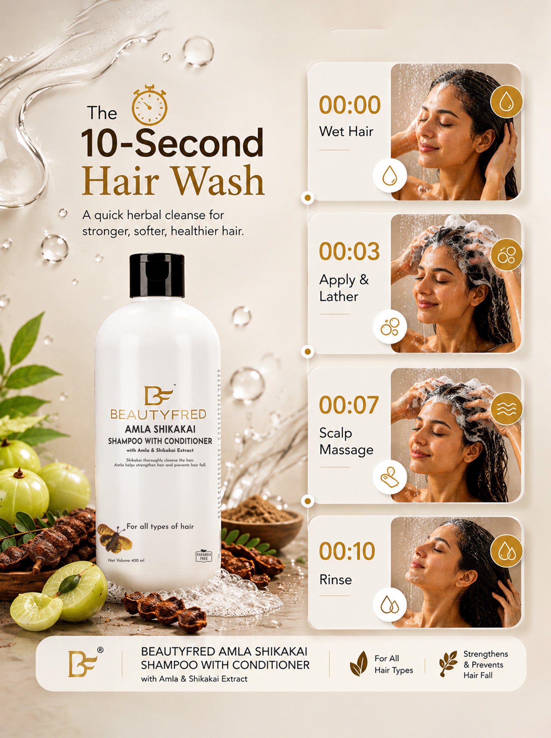 Amla Shikakai Shampoo and Conditioner
