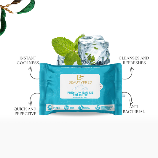 Premium Eau De Cologne Wet Wipes