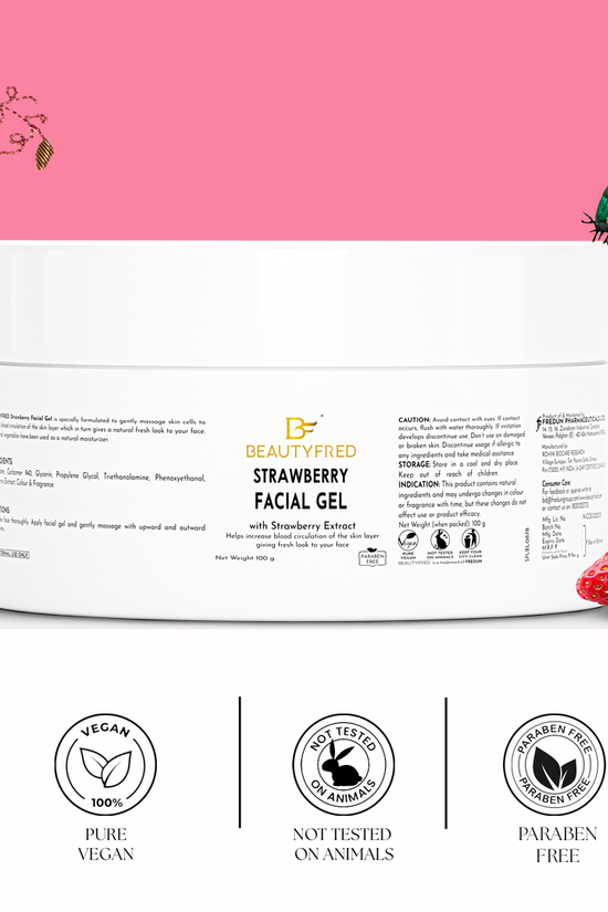 Strawberry Facial Gel