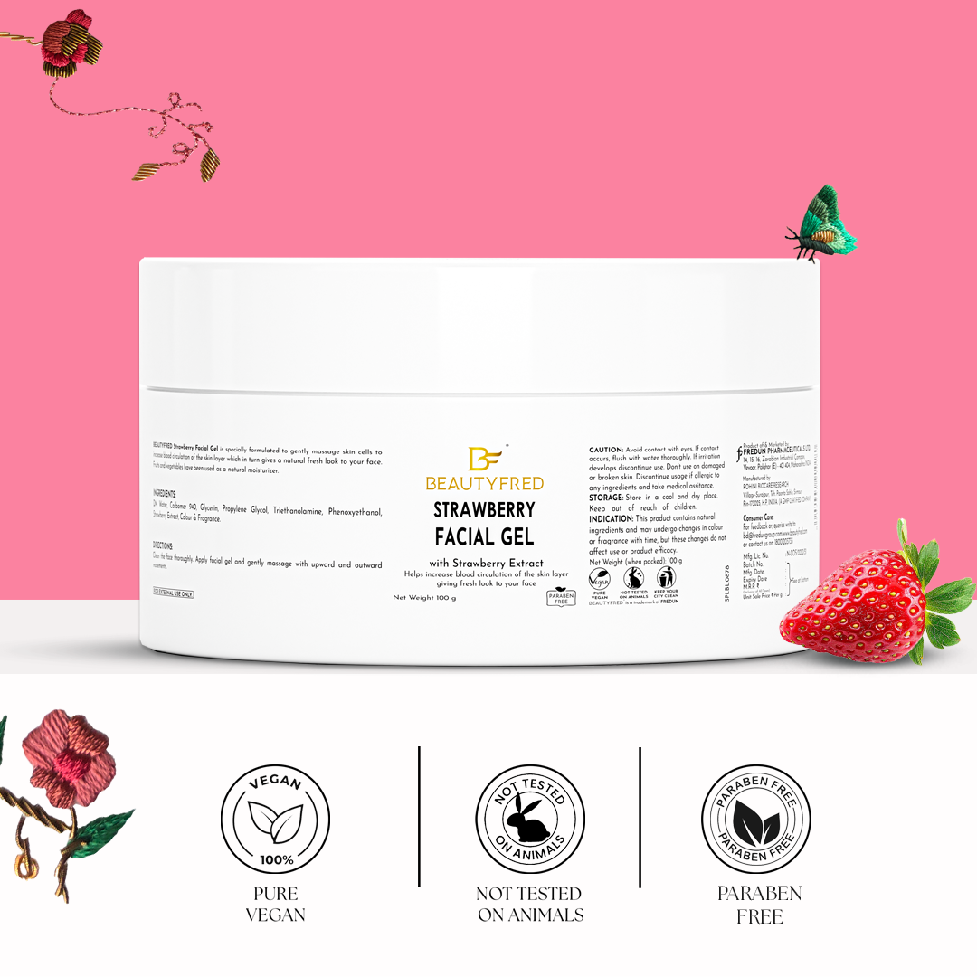 Strawberry Facial Gel
