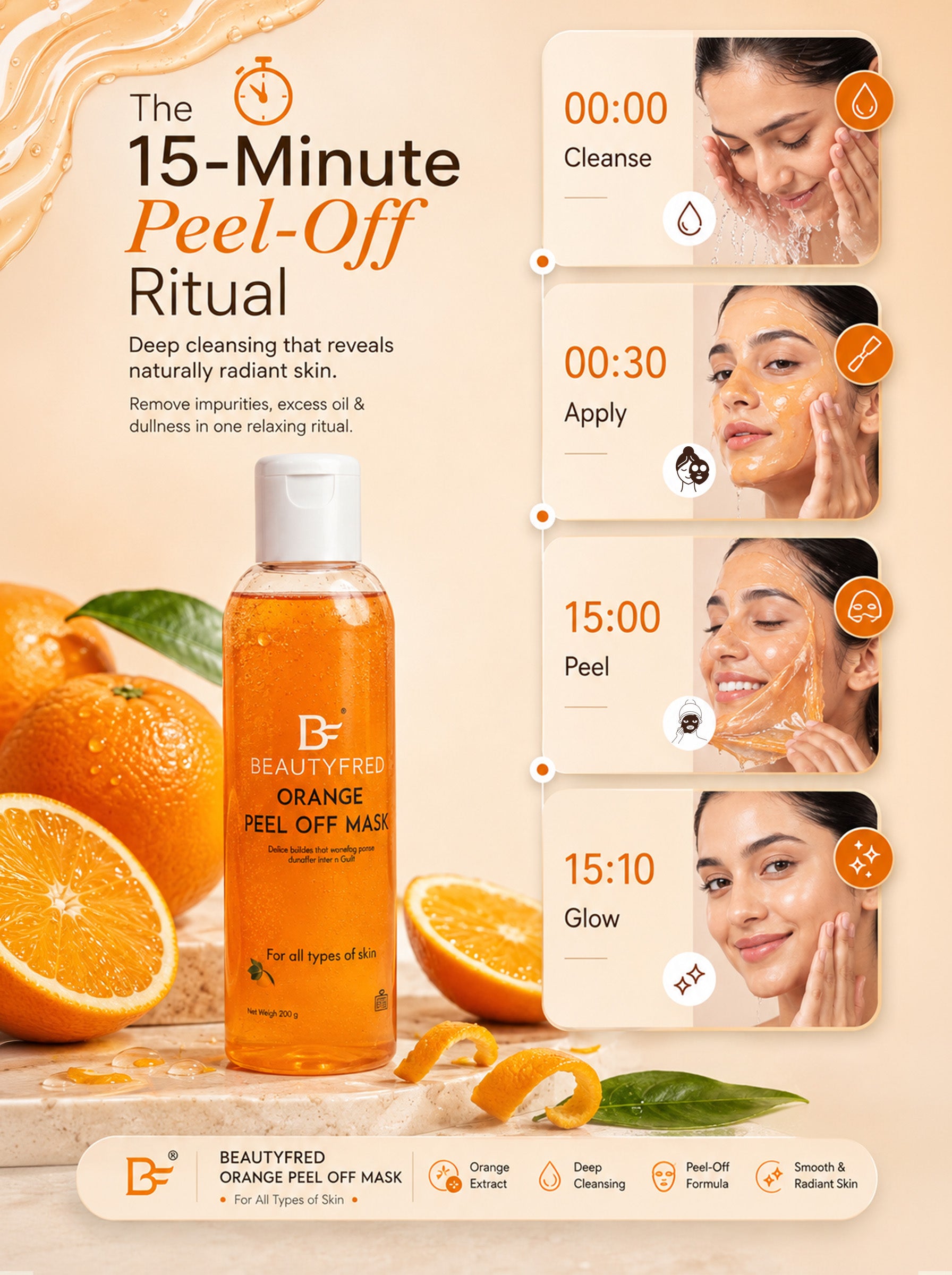 Orange Peel Off Mask