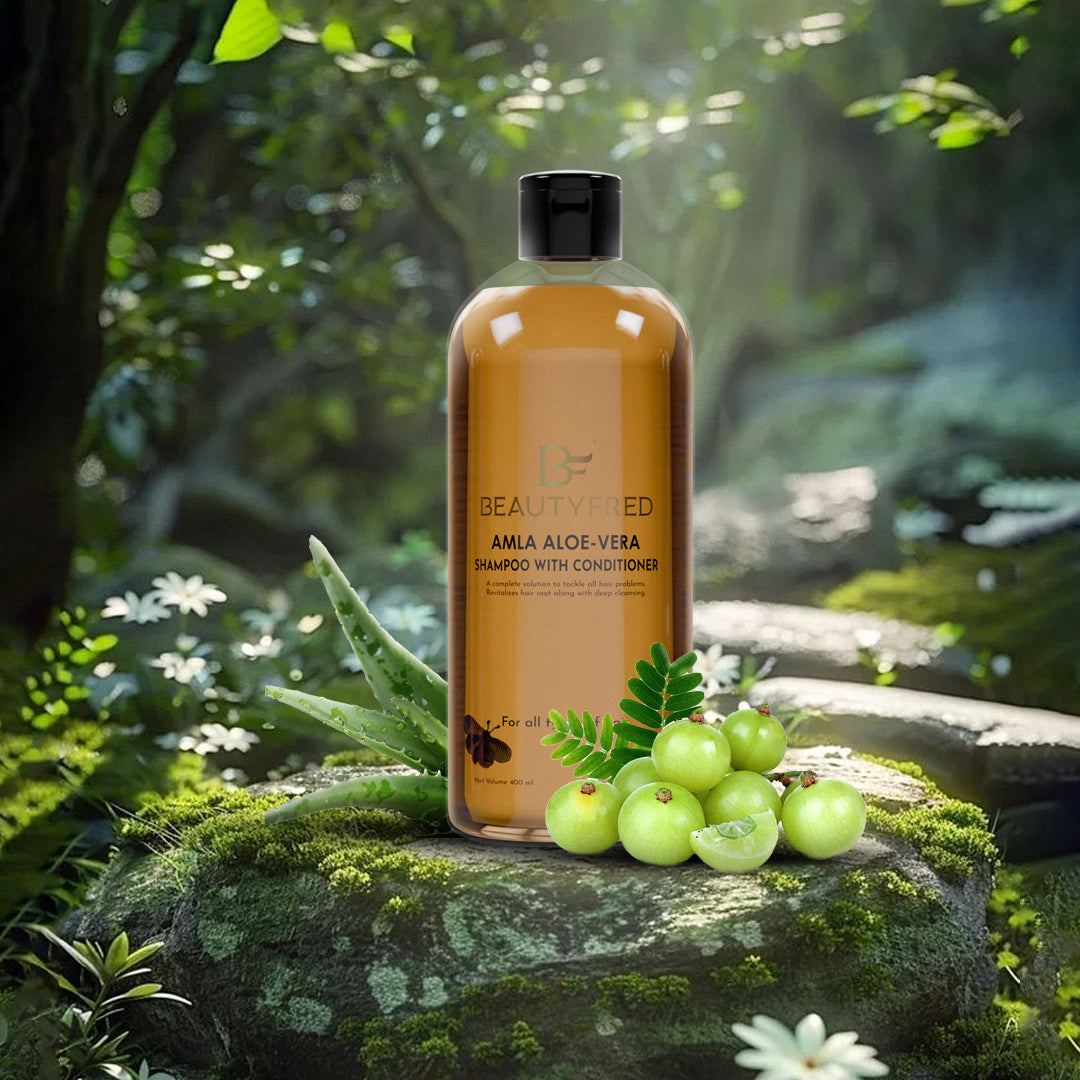 aloe vera plant hair conditioner Amla Aloe-Vera Shampoo and Conditioner – BeautyFred